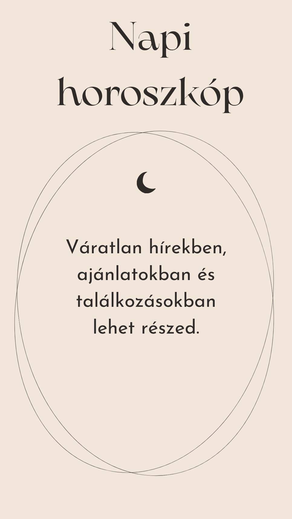 Egy kis emlékeztető a napi horoszkóp szerint