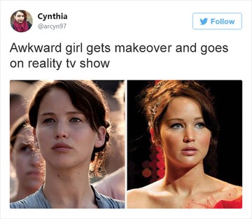 Az éhezők viadala: A furcsa lányt kisminkelik és szerepel egy valóságshow-ban! 