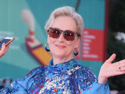 Meryl Streep megérkezett a velencei filmfesztiválra, és mindenki hazamehet!