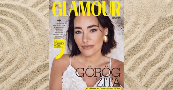 Görög Zitával a címlapon megjelent a legváltozatosabb nyári olvasmányod, a GLAMOUR július-augusztusi lapszáma