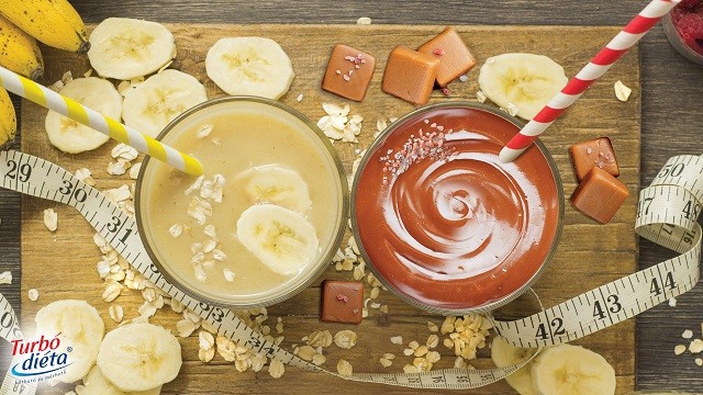 Diétás étrend nőknek 2 limitált ízzel &#8211; Turbó Diéta banán és sós karamella
