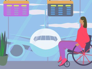 „A kerekesszék nem egy vasdarab, hanem valakinek a lába, ami megfizethetetlen” - Mennyire akadálymentes a repülés?