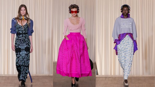 Dysonnal erősít Vivienne Westwood 2025-ös tavaszi/nyári kollekciójának bemutatója
