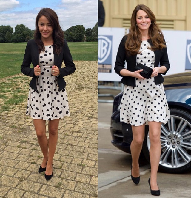 Kate Middleton utánzás