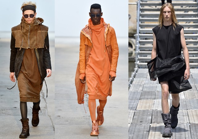 Boris Bidjan Saberi és Rick Owens modellek 