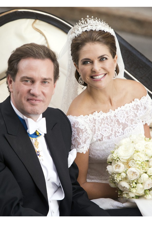 Madeleine svéd hercegnő és Chris O`Neill