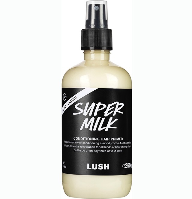 Super Milk hajkondicionáló permet LUSH 9190 Ft/250 g (36,76 Ft/1 g)