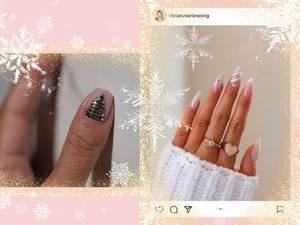 Meseszép karácsonyi körmök, ha imádod a csillogást