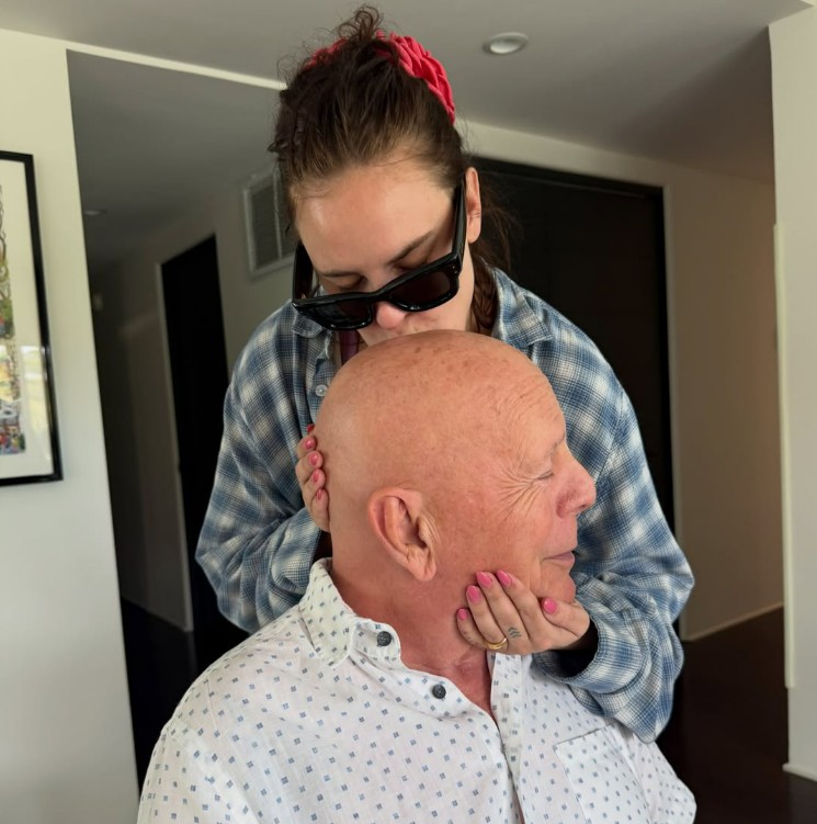 Tallulah Willis és Bruce Willis közös fotója láttán könnybe lábad a szemünk