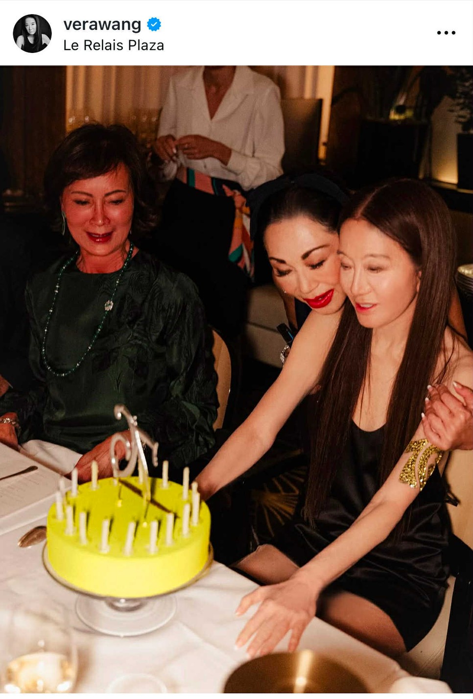 Vera Wang 76. születésnapját ünnepelte