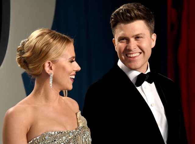 Scarlett Johansson és Colin Jost