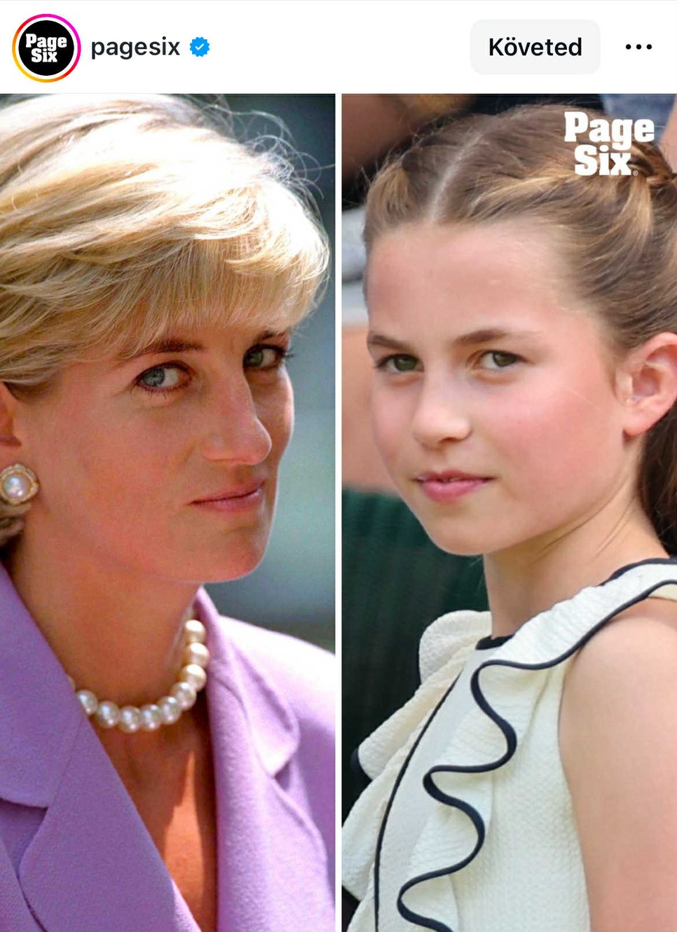 Diana hercegné és Sarolta hercegnő között kísérteties a hasonlóság