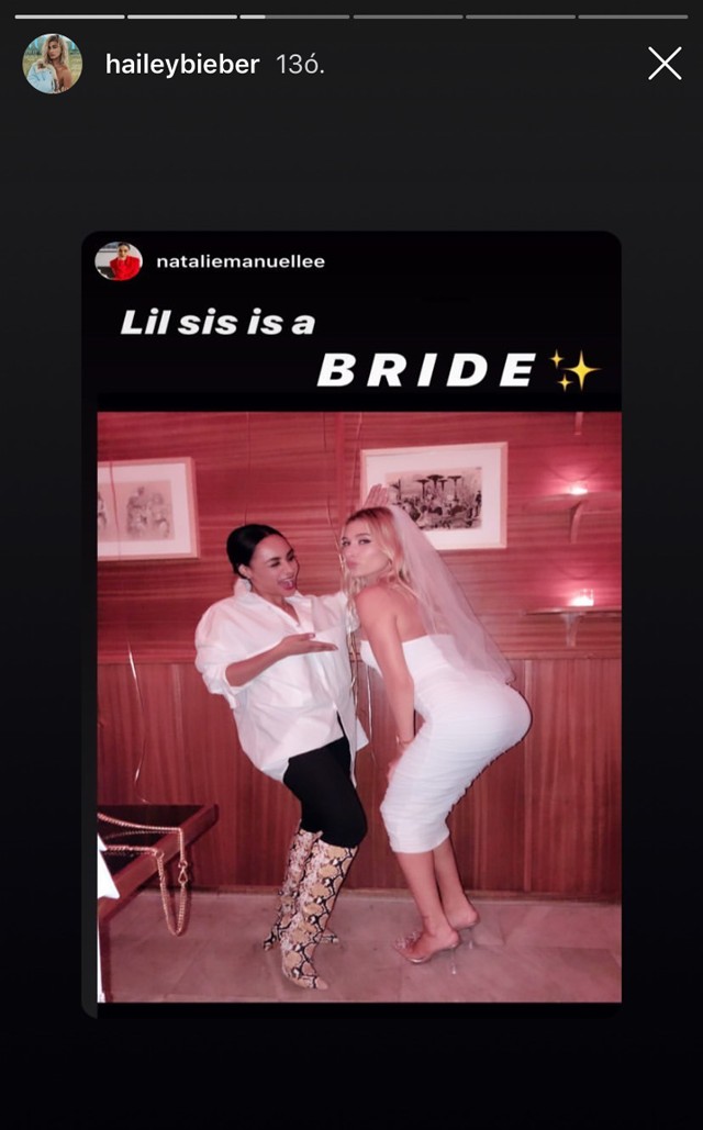 Hailey Bieber lánybúcsúja nagyon vadra sikeredett