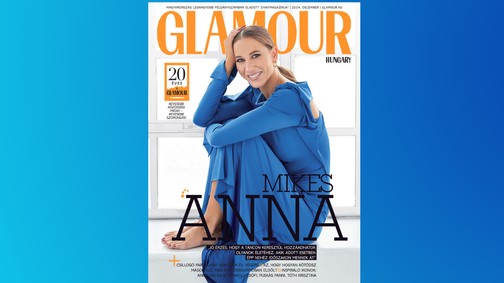 Megjelent a GLAMOUR magazin decemberi száma, Mikes Annával a címlapon