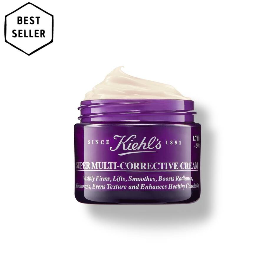 Super Multi-Corrective öregedésgátló arckrém KIEHL'S 34 500 Ft/50 ml (690 Ft/1 ml) GLAMOUR kuponnal a Kiehl's üzletekben és a www.kiehls.hu webáruházban 20% kedvezménnyel 27 600 Ft