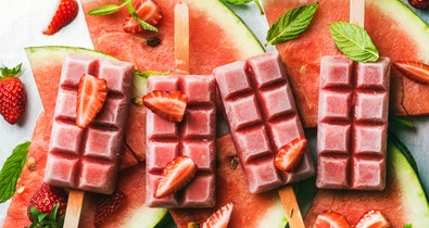 Hűsítő görögdinnyés, epres jégkrém - Napi recept