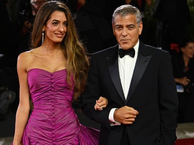 Amal Clooney királynőként tündökölt a vörös szőnyegen, csak úgy ragyogott George Clooney oldalán
