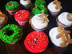 Napi recept: karácsonyi cupcake