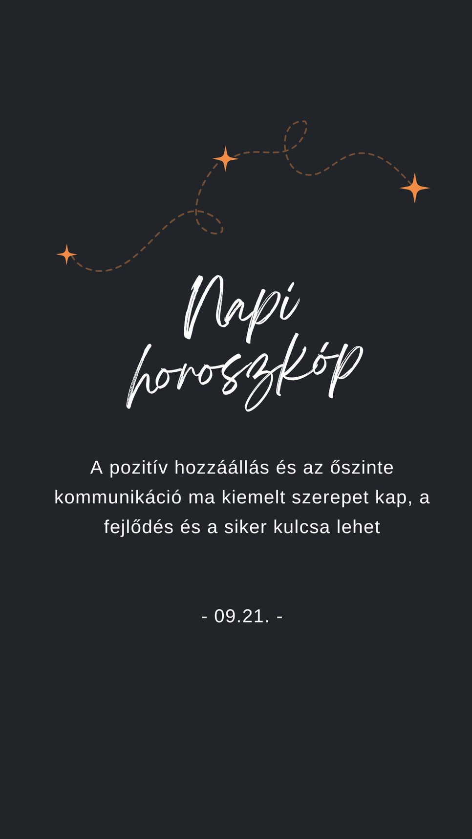 Ezt mondja mára a napi horoszkóp
