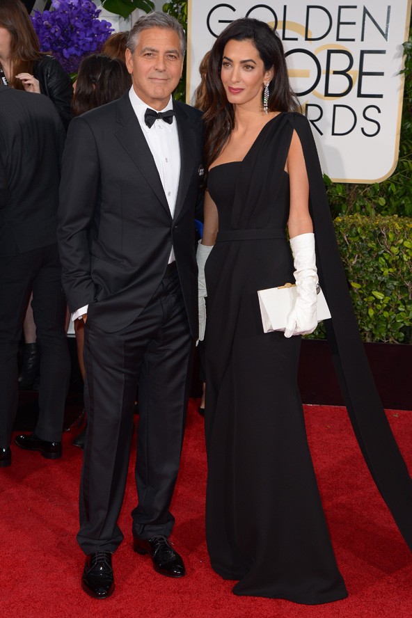 George Clooney és Amal Clooney, 2015.