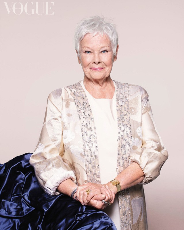 Judi Dench a Vogue magazinban 2020 júniusában