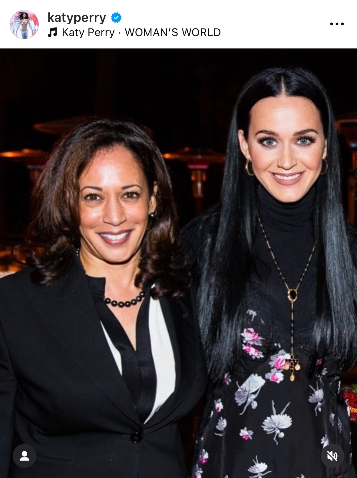 Katy Perry posztja Kamala Harrisszel, miután hivatalossá vált, hogy ő fogja helyettesíteni Joe Bident: „Gratulálok Kamala Harris! Az elejétől fogva hittem benned! Szavazzatok!”
