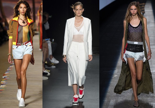 Variációk asszonyverőre: (balról jobbra) színes, karibi hangulatú: Tommy Hilfiger, klasszikus fehér: Rag & Bone, rockos fekete: Alexander Wang