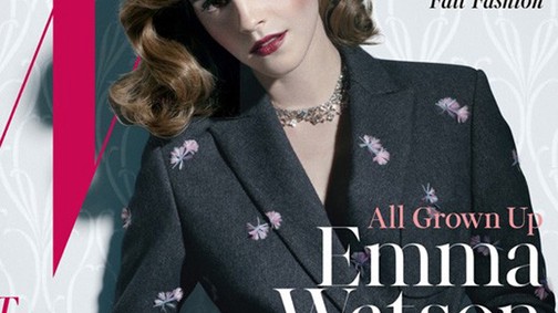 Viaszarccal pózol Emma Watson