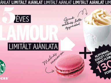 Hallottál erről a szuper akcióról? Glamour-menü a Starbucksban!