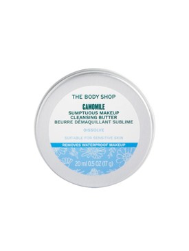 Kamillás sminklemosó balzsam THE BODY SHOP 2990 FT/20 g Vízálló smink eltávolítására is alkalmas, érzékeny bőrre is ajánlott -  100%-ban vegetáriánus, újrahasznosított csomagolás, állatkísérlet-mentes