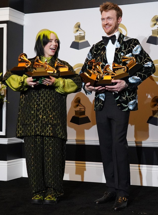 Billie Eilish és testvére annyi díjat kaptak a Grammy-n, hogy nem tudják majd hova tenni