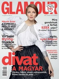 Mihalik Enikő a GLAMOUR 2011. július-augusztusi címlapján