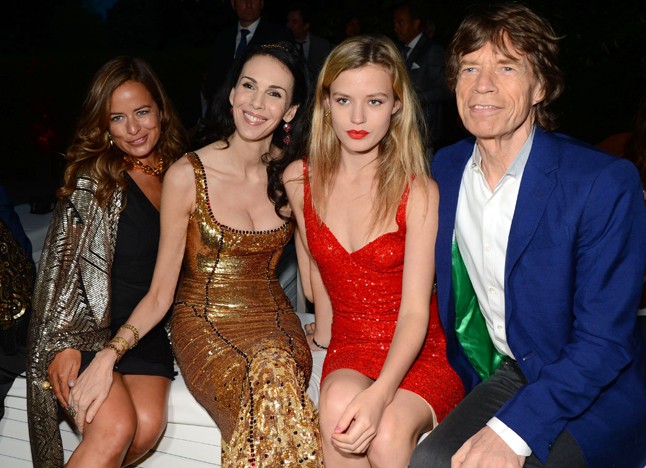 L`Wren Scott a Jaggerekkel a Serpentine galéria partiján