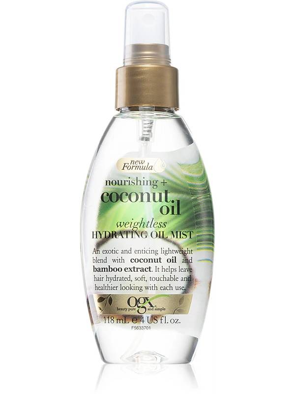 Coconut Oil tápláló és hidratáló olaj hajra OGX 3790 Ft/ 118 ml (32,12 Ft/ 1 ml)