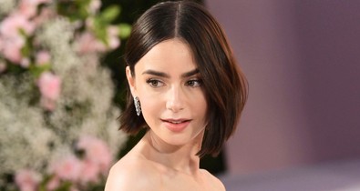 Lily Collins pucérruhájától eláll a lélegzeted, arcpirítóan merész darabot vállalt be