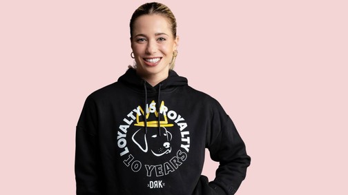 Ez egy csodálatos pulóver, vakvezető kutyákat képeznek a segítségével