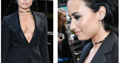 Az ott Demi Lovato mellbimbója