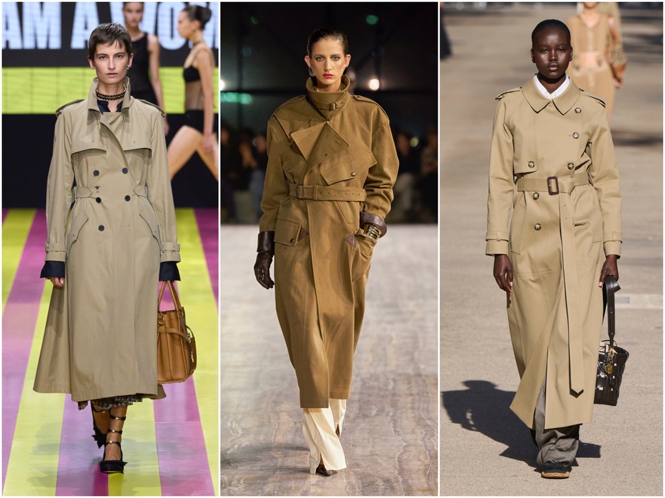 Dior, Saint Laurent és Stella McCartney 2024-es tavaszi-nyári kifutóin a ballonkabát