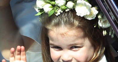 A kis Sarolta hercegnő prüszkölése a legédesebb dolog az esküvőről!