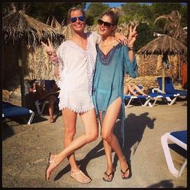 Doutzen Kroes Ibizán nyaral.