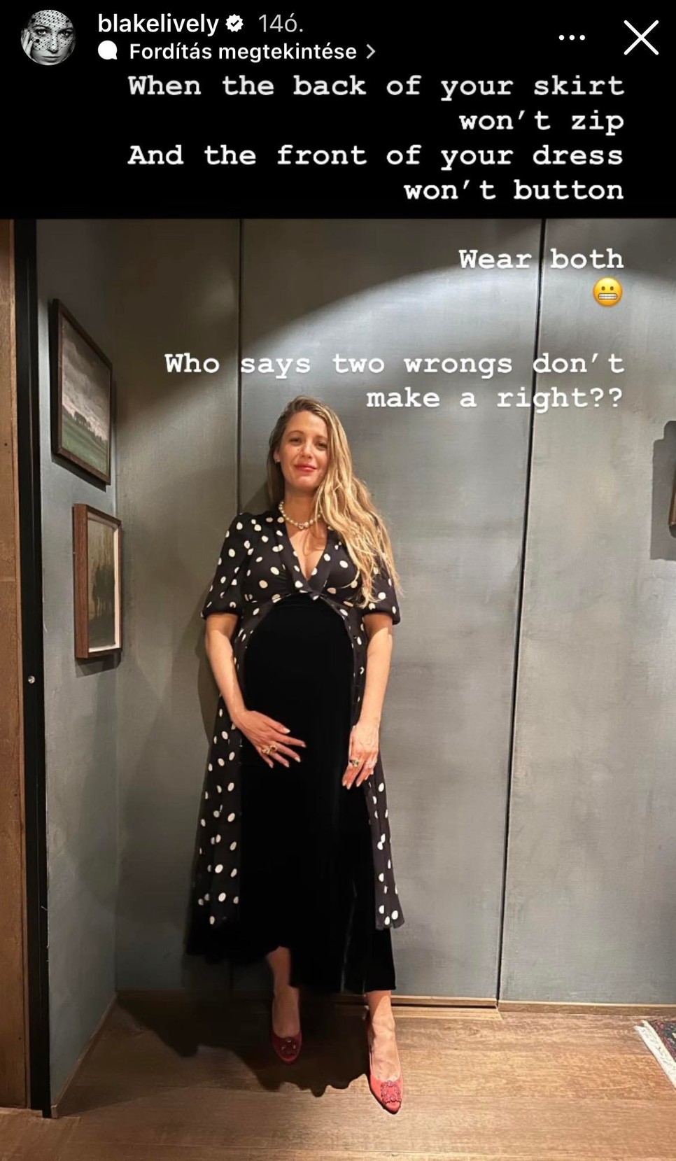 Blake Lively két rosszból csinált egy tökéleteset