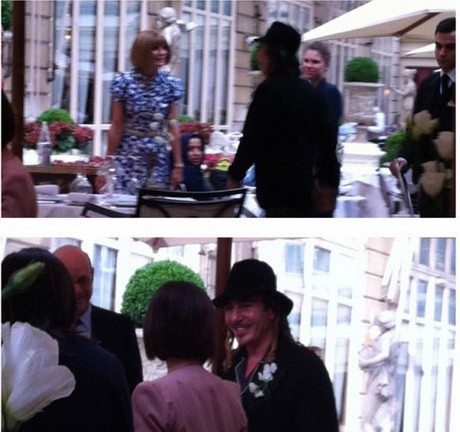 Titokzatos vacsora a Dior bemutató napján - Fotó: albertkcpang`s Instagram