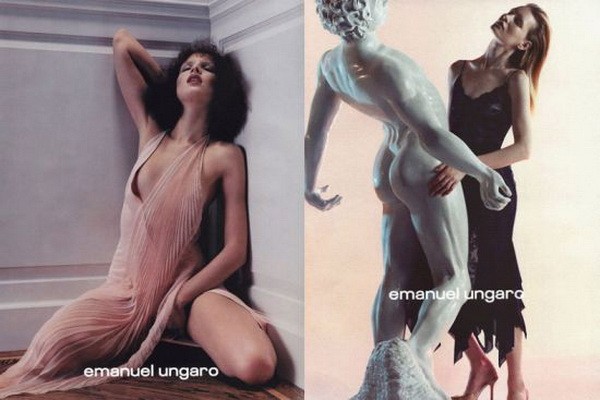 EMANUEL UNGARO A kéjes és szexuális aktust imitáló képek már megjelenésük előtt nagy port kavartak. Szinte minden magazin megtagadta szerepeltetésüket egyetlen kivétellel; az amerikai Vogue-ban ugyanis volt elég bátorság.