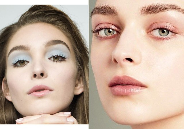 Esküvői smink, pasztell szemek