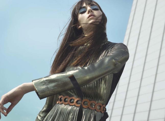 Kezdő magyar modell az olasz Vogue-ban