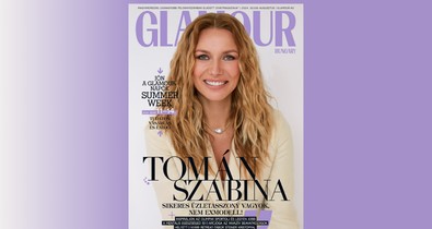 GLAMOUR-napok Summer Week kuponokkal, Tomán Szabinával a címlapon megjelent a GLAMOUR legújabb száma