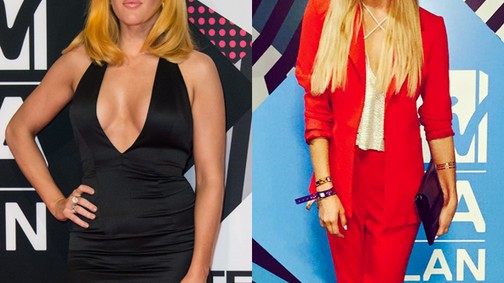 Döbbenetes hajszínnel az MTV EMA gálán Ellie Goulding!