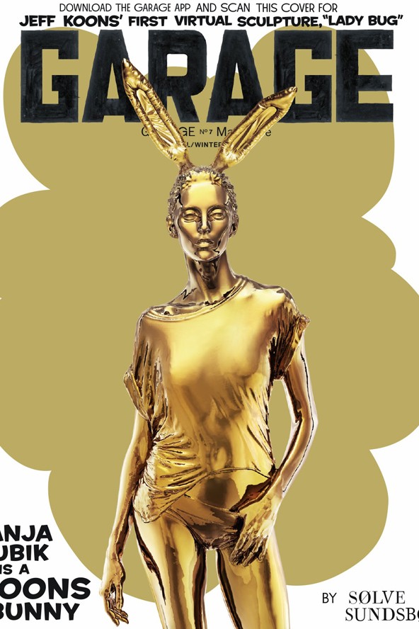 Anja Rubik Jeff Koons nyuszijaként