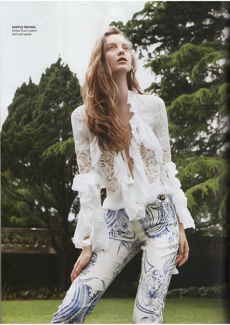 Az ausztrál Vogue egyik divatanyagában