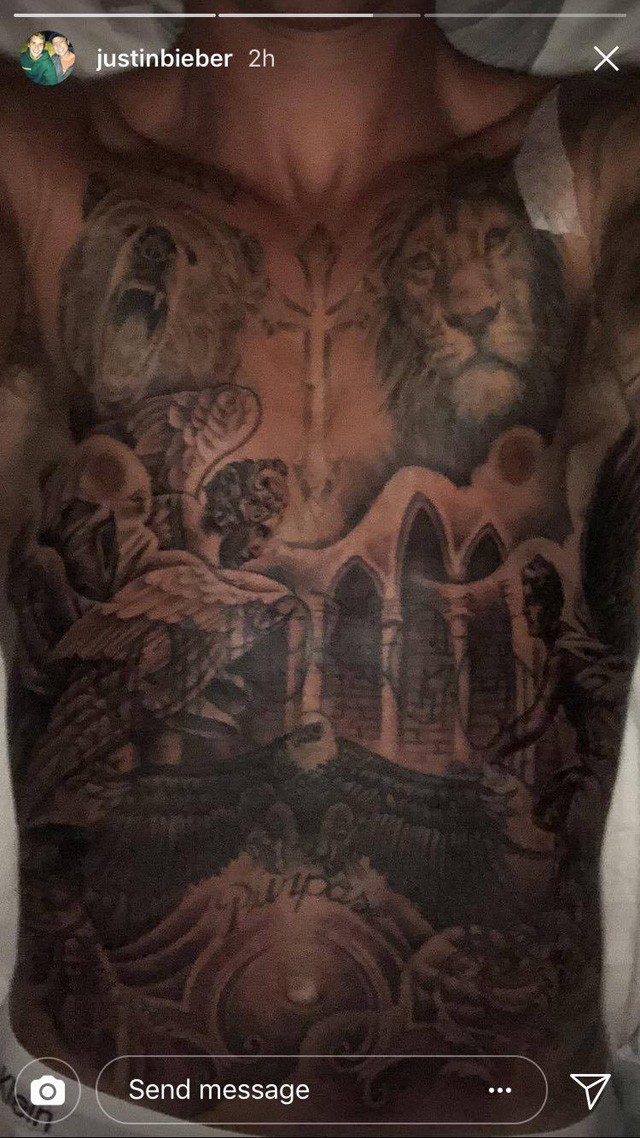 Justin Bieber tetkó